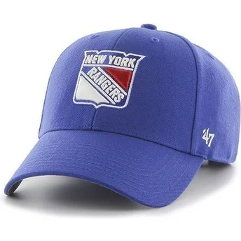 Cappellino visiera curva blu di NHL New York Rangers di 47 Brand