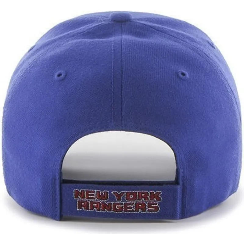 cappelli-curva-blu-cinghia-regolabile-dei-new-york-rangers-nhl-di-47-brand