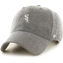cappelli-curva-grigio-cinghia-regolabile-pequeno-dei-chicago-white-sox-mlb-di-47-brand