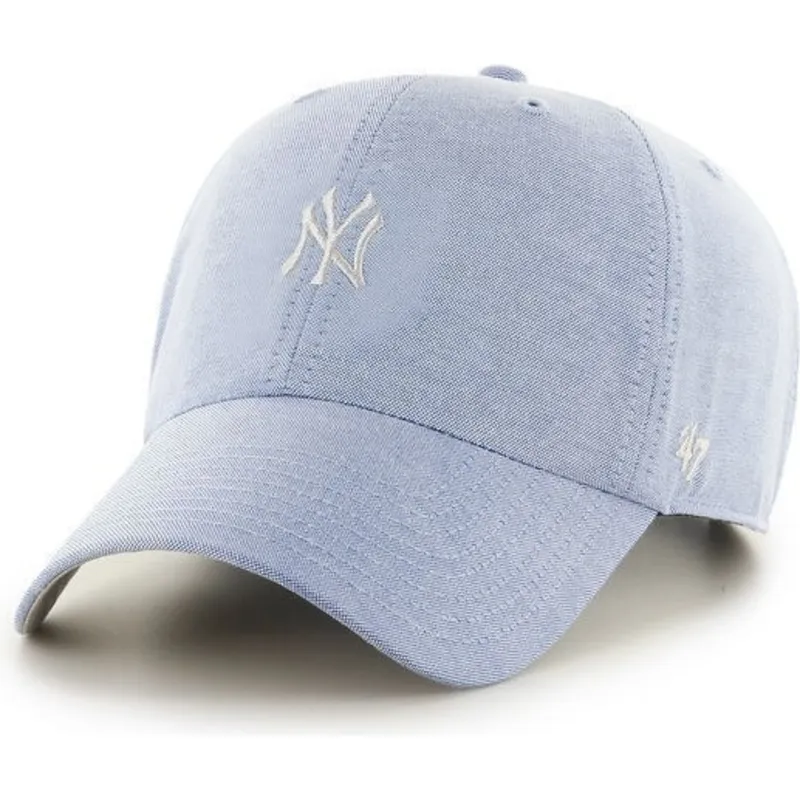 cappelli-curva-blu-cinghia-regolabile-pequeno-dei-new-york-yankees-mlb-di-47-brand