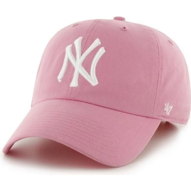 cappelli-curva-rosa-cinghia-regolabile-frontal-grande-dei-new-york-yankees-mlb-di-47-brand cappelli-curva-rosa-cinghia-regolabile-frontal-grande-dei-new-york-yankees-mlb-di-47-brand