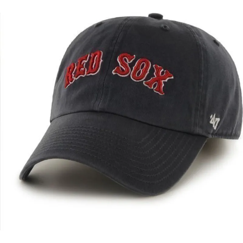 cappelli-curva-blu-marino-cinghia-regolabile-nombre-frontal-grande-dei-boston-red-sox-mlb-di-47-brand cappelli-curva-blu-marino-cinghia-regolabile-nombre-frontal-grande-dei-boston-red-sox-mlb-di-47-brand