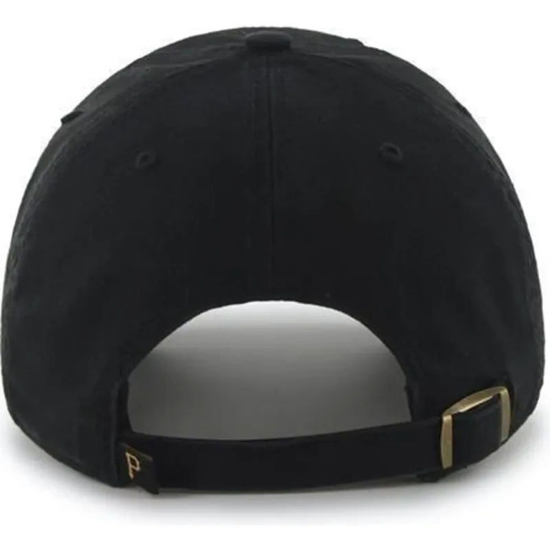 cappelli-curva-nero-cinghia-regolabile-nombre-frontal-grande-dei-pittsburgh-pirates-mlb-di-47-brand