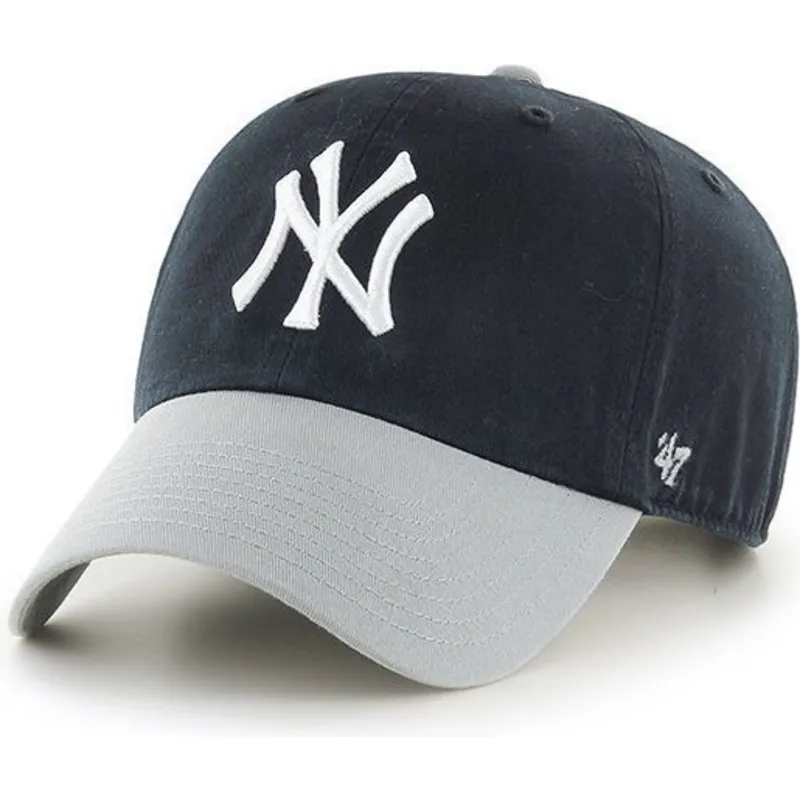 cappelli-curva-nero-cinghia-regolabile-frontal-grande-dei-new-york-yankees-mlb-di-47-brand