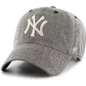 cappelli-curva-nero-cinghia-regolabile-frontal-grande-dei-new-york-yankees-mlb-di-47-brand