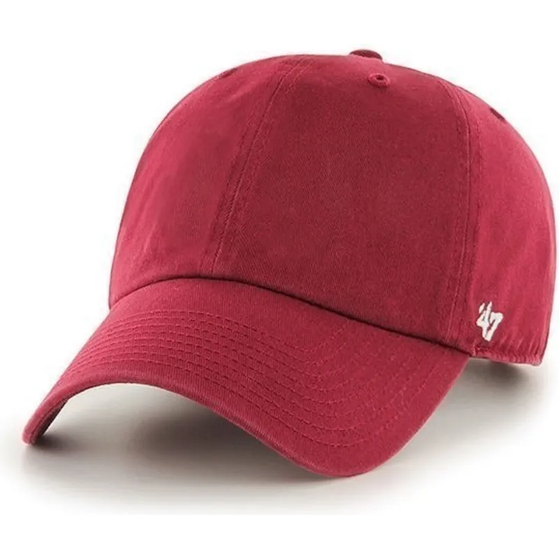 cappelli-curva-rosso-cinghia-regolabile-di-47-brand cappelli-curva-rosso-cinghia-regolabile-di-47-brand