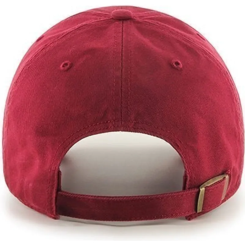 cappelli-curva-rosso-cinghia-regolabile-di-47-brand cappelli-curva-rosso-cinghia-regolabile-di-47-brand