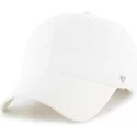 cappellino-visiera-curva-bianco-tinta-unita-di-47-brand