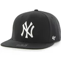 cappellino-visiera-piatta-nero-snapback-per-bambino-di-new-york-yankees-mlb-di-47-brand