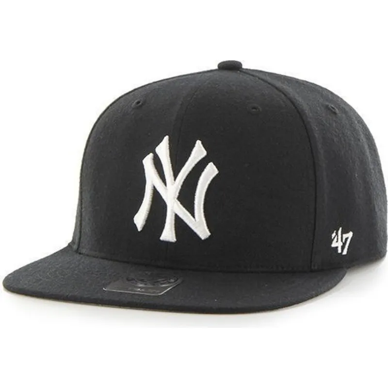 cappelli-piatta-nero-snapback-per-bambino-dei-new-york-yankees-mlb-di-47-brand cappelli-piatta-nero-snapback-per-bambino-dei-new-york-yankees-mlb-di-47-brand