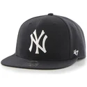 cappelli-piatta-blu-marino-snapback-per-bambino-dei-new-york-yankees-mlb-di-47-brand