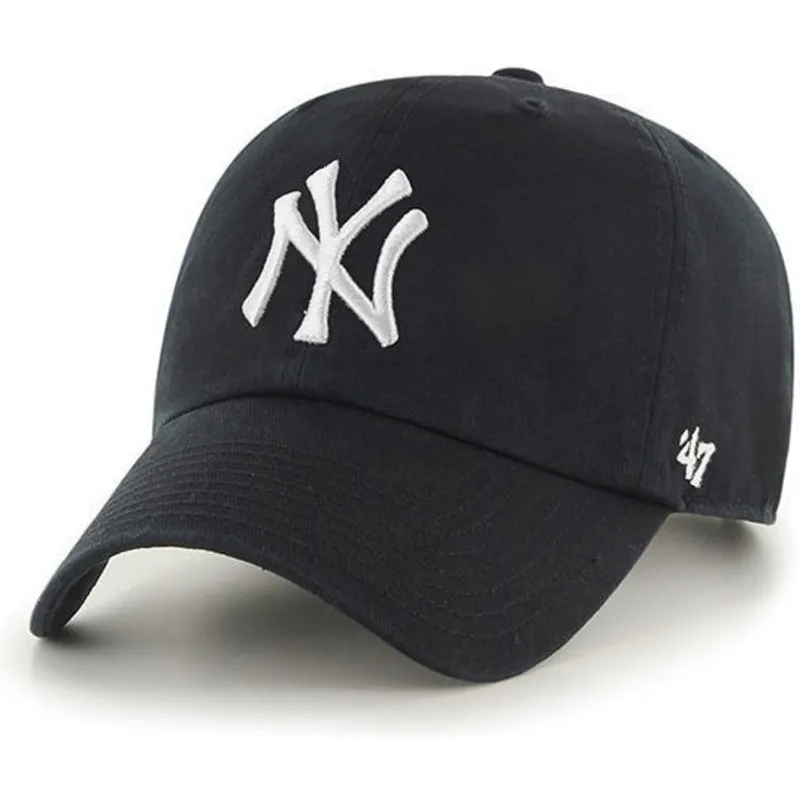 cappelli-curva-nero-cinghia-regolabile-per-bambino-dei-new-york-yankees-mlb-di-47-brand