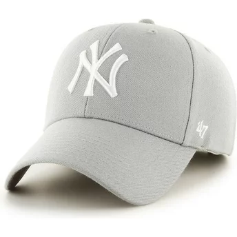 Cappellino visiera curva grigio di New York Yankees MLB di 47 Brand