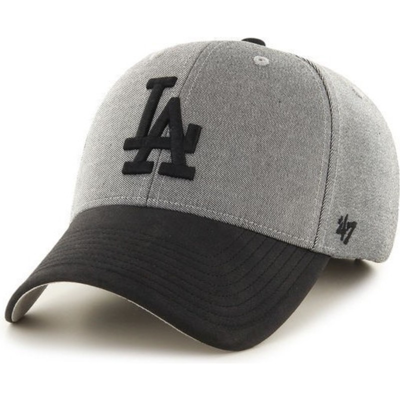 cappellino-visiera-curva-grigio-con-visiera-e-logo-nero-di-los-angeles-dodgers-mlb-di-47-brand