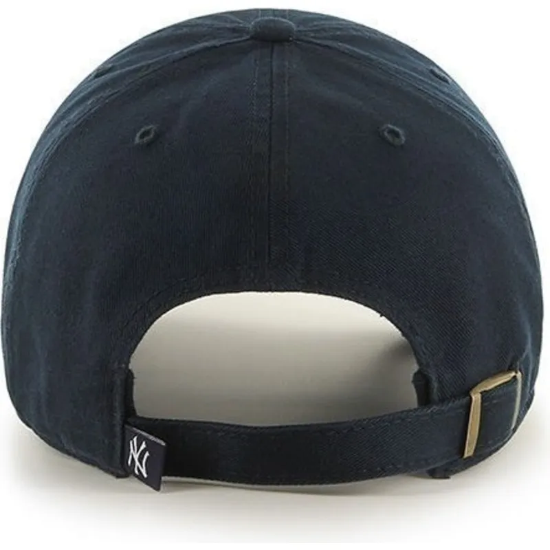cappellino-curvo-blu-navy-di-new-york-yankees-mlb-clean-up-di-47-brand