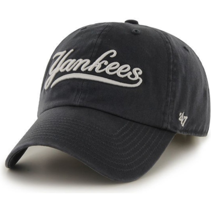 cappellino-visiera-curva-blu-marino-con-logo-lettere-di-new-york-yankees-mlb-clean-up-di-47-brand