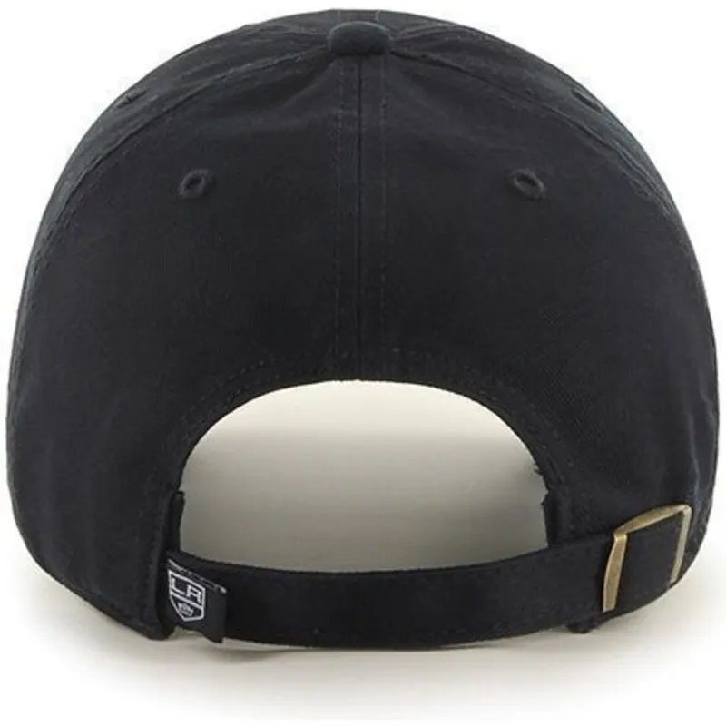cappelli-curva-nero-cinghia-regolabile-dei-los-angeles-kings-nhl-di-47-brand