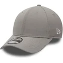 berretto-curvo-grigio-aderente-39thirty-basic-flag-di-new-era