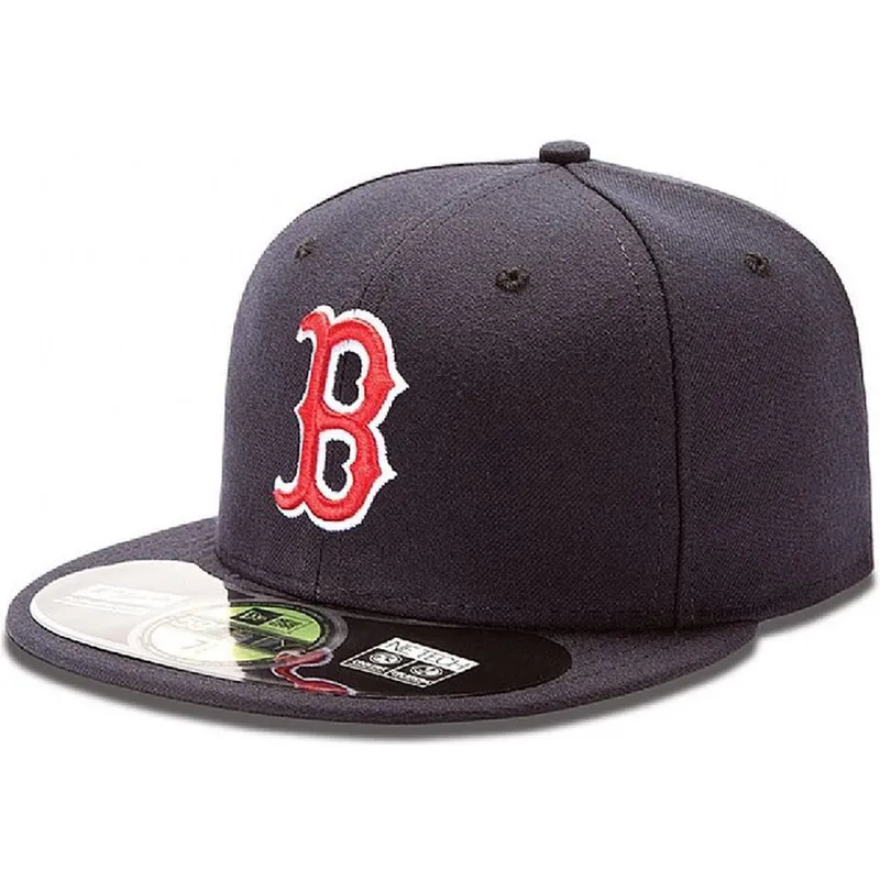 cappelli-piatta-blu-marino-regolato-59fifty-authentic-on-field-dei-boston-red-sox-mlb-di-new-era