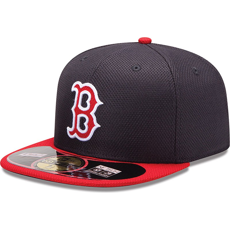 cappellino-visiera-piatta-rosso-aderente-59fifty-diamond-era-di-boston-red-sox-mlb-di-new-era