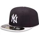 cappello-piatto-blu-navy-aderente-59fifty-diamond-era-dei-new-york-yankees-mlb-di-new-era
