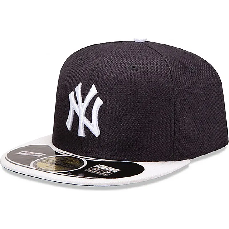 cappelli-piatta-blu-marino-regolato-59fifty-diamond-era-dei-new-york-yankees-mlb-di-new-era