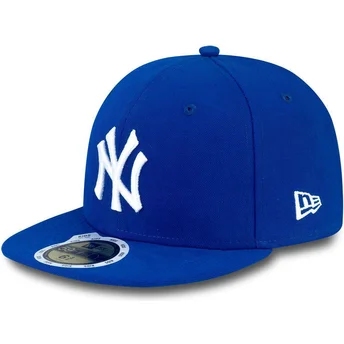cappello-piatto-blu-regolabile-per-bambino-59fifty-essential-dei-new-york-yankees-mlb-di-new-era