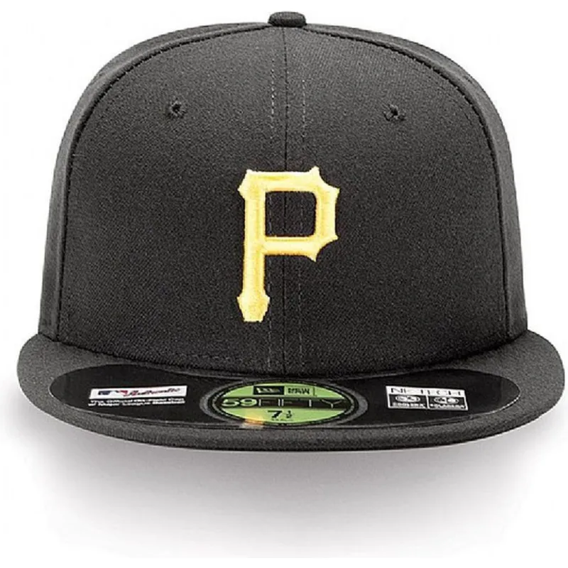 cappelli-piatta-nero-regolato-59fifty-authentic-on-field-dei-pittsburgh-pirates-mlb-di-new-era