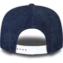 cappelli-piatta-blu-marino-snapback-9fifty-essential-denim-dei-new-york-yankees-mlb-di-new-era