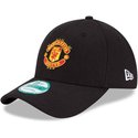 cappellino-visiera-curva-nero-regolabile-9forty-essential-di-manchester-united-football-club-di-new-era